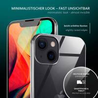 moex Aero Case für Apple iPhone 14 – Durchsichtige Hülle aus Silikon, Ultra Slim Handyhülle