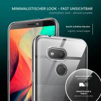 moex Aero Case für HTC Desire 12s – Durchsichtige Hülle aus Silikon, Ultra Slim Handyhülle