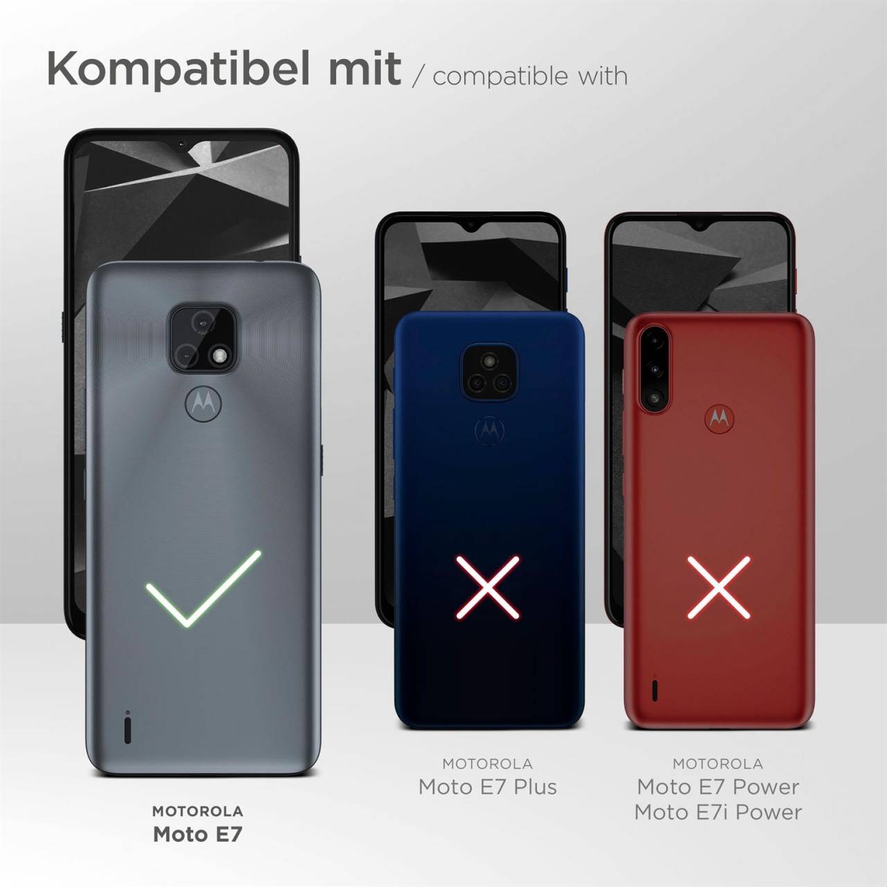 ONEFLOW Force Case für Motorola Moto E7 – Smartphone Armtasche aus Neopren, Handy Sportarmband