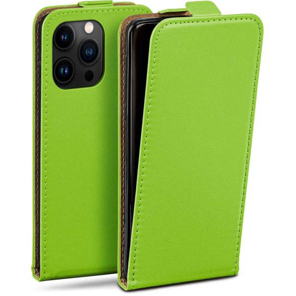 moex Flip Case iPhone 16 Pro Klapphülle Leder