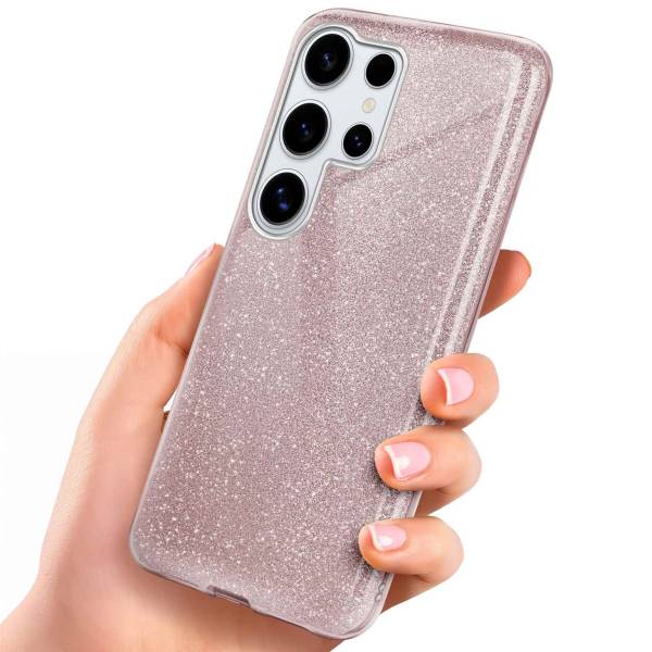 ONEFLOW Glitter Case Samsung Galaxy S25 Ultra mit Glitzer Look