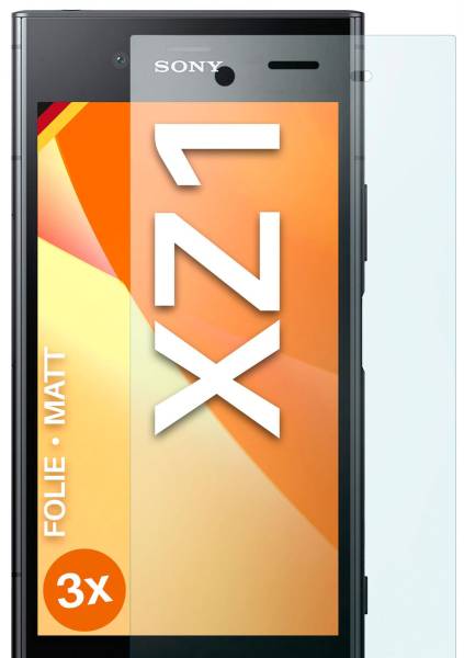 moex FlexProtect Matt für Sony Xperia XZ1 – Anti Reflex Schutzfolie für besten Displayschutz, Matt