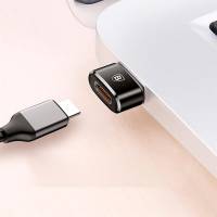 Baseus USB Adapter – für Smartphones und andere Geräte, kompakter Adapter mit OTG-Funktion, USB-C auf USB-A
