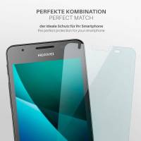 moex FlexProtect Klar für Huawei Ascend G520 – Schutzfolie für unsichtbaren Displayschutz, Ultra klar