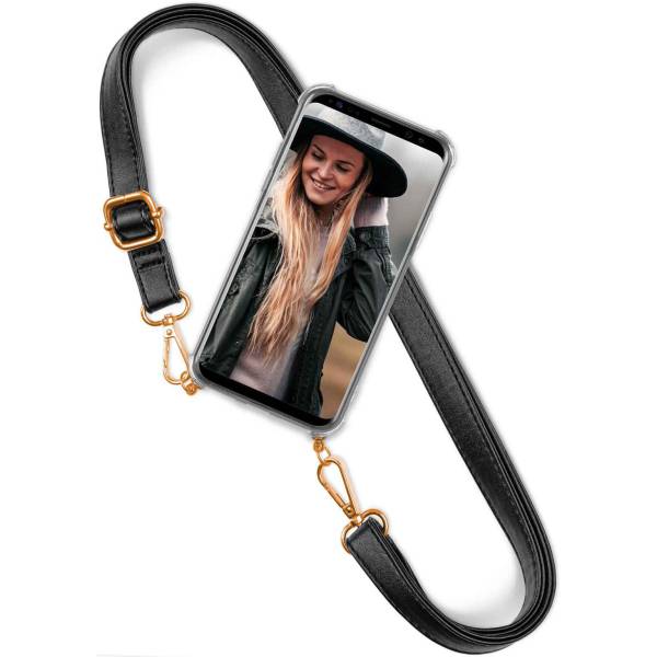 Für Samsung Galaxy A10 | Kunstleder Handykette mit Hülle | TWIST STRAP
