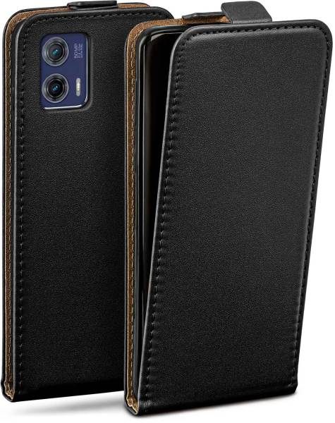 moex Flip Case für Motorola Moto G73 5G – PU Lederhülle mit 360 Grad Schutz, klappbar
