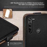 moex Flip Case für Motorola Moto G8 Power – PU Lederhülle mit 360 Grad Schutz, klappbar