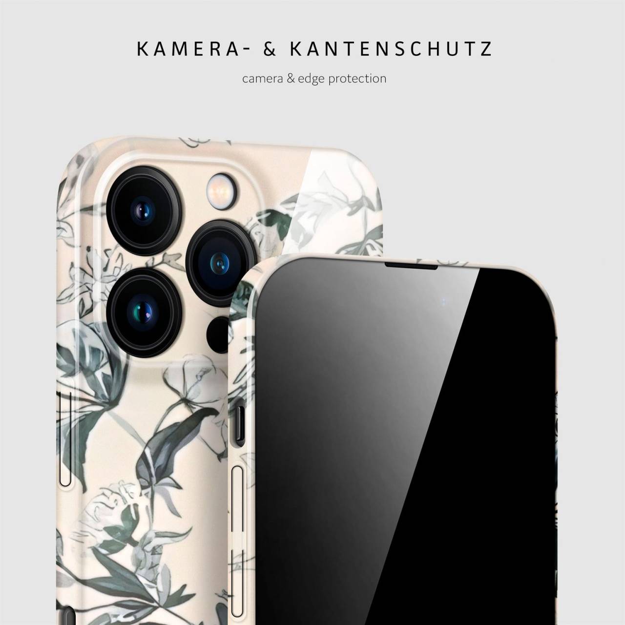 ONEFLOW Flower Cover iPhone 16 Pro Blumen Muster