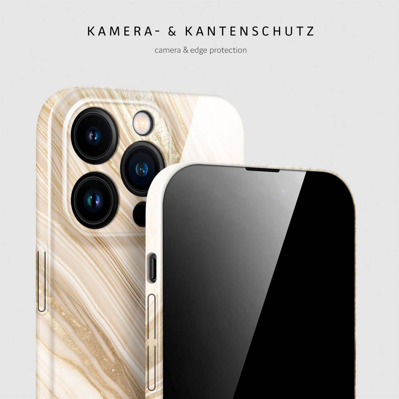 ONEFLOW Bliss Cover iPhone 15 Pro Marmor Muster