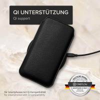 ONEFLOW Liberty Bag für Huawei P8 Lite 2015 – PU Lederhülle mit praktischer Lasche zum Herausziehen