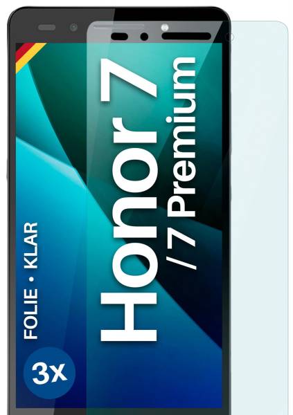 moex FlexProtect Klar für Huawei Honor 7 Premium – Schutzfolie für unsichtbaren Displayschutz, Ultra klar