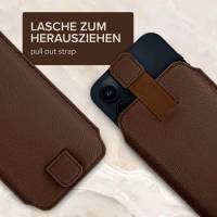 ONEFLOW Liberty Bag für Xiaomi Redmi Note 10 – PU Lederhülle mit praktischer Lasche zum Herausziehen