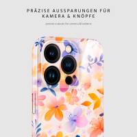 ONEFLOW Flower Cover iPhone 15 Pro Blumen Muster – weiteres Produktbild 6