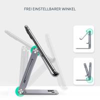 UGREEN Klappbare Smartphone Halterung Metall – Stabiler Telefonhalter, Vielseitige Anwendungsmöglichkeiten – weiteres Produktbild 2