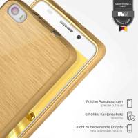 moex Brushed Case für Huawei Honor 6 – Silikon Handyhülle, Backcover in Aluminium Optik
