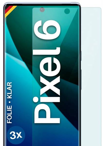 moex FlexProtect Klar für Google Pixel 6 – Schutzfolie für unsichtbaren Displayschutz, Ultra klar