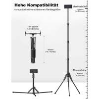 Lamicall Tablet Stativ Halterung – Tablet Ständer höhenverstellbar Aluminium Halterung für Videotelefonie und Streaming