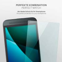 moex FlexProtect Klar für HTC One E8 – Schutzfolie für unsichtbaren Displayschutz, Ultra klar
