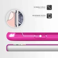 moex Chrome Case für Apple iPhone SE 3. Generation (2022) – Handy Bumper mit Chrom Rand – Transparente Hülle