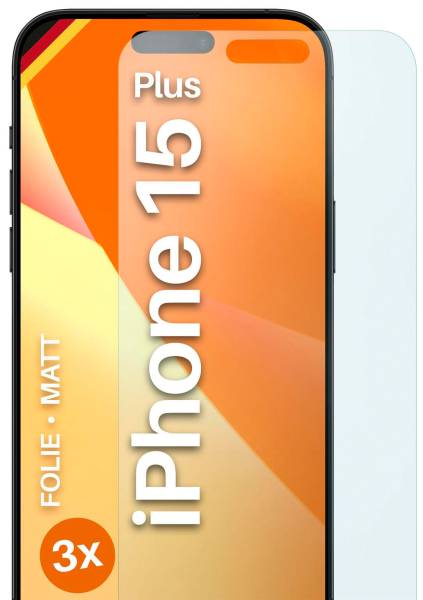 moex FlexProtect iPhone 15 Plus Schutzfolie Matt