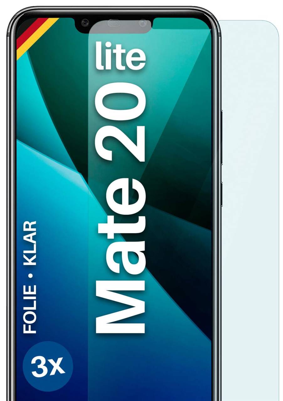 moex FlexProtect Klar für Huawei Mate 20 Lite – Schutzfolie für unsichtbaren Displayschutz, Ultra klar