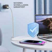 Joyroom Ladekabel – USB C auf Lightning für iPhone und iPad, Schnellladekabel Surpass Serie, Nylon, Länge 1,2 m