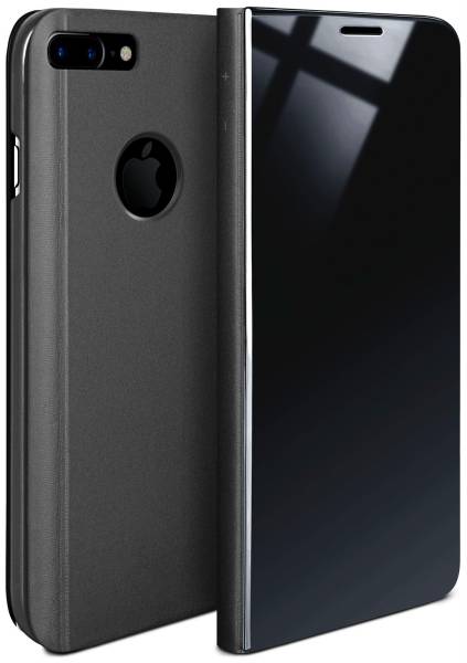 moex Void Case für Apple iPhone 8 Plus – Klappbare 360 Grad Schutzhülle, Hochglanz Klavierlack Optik