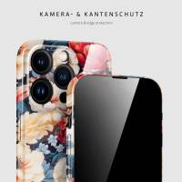 ONEFLOW Flower Cover iPhone 14 Pro Blumen Muster – weiteres Produktbild 1
