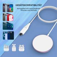 Choetech Magnetisches kabelloses Ladegerät 15W MagSafe – Schnelles und stabiles Aufladen mit Qi-Technologie