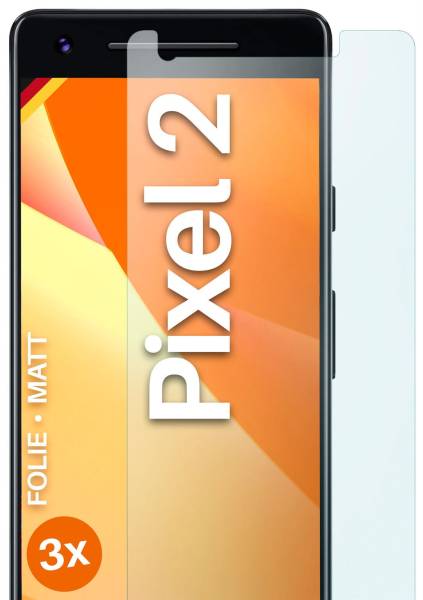 moex FlexProtect Matt für Google Pixel 2 – Anti Reflex Schutzfolie für besten Displayschutz, Matt