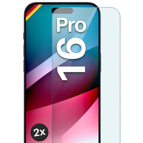 moex ShockProtect iPhone 16 Pro Panzerglas Klar