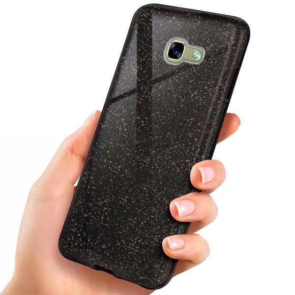 ONEFLOW Glitter Case für Samsung Galaxy A3 (2017) – Glitzer Hülle aus TPU, designer Handyhülle