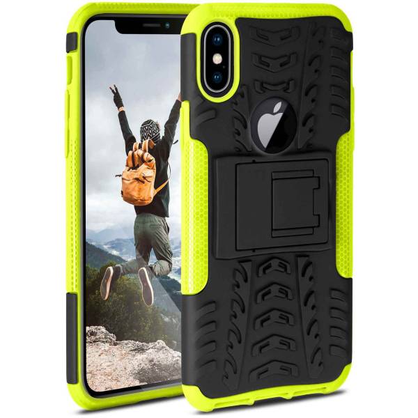 ONEFLOW Tank Case für Apple iPhone X – Stoßfeste Panzer Hülle – Rugged Outdoor Handyhülle