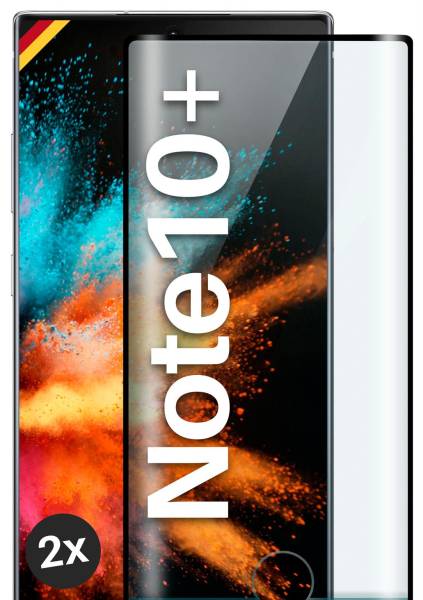 moex CurveProtect für Samsung Galaxy Note 10 Plus – Full Screen Schutzfolie – Curved 3D Panzerglas