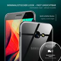 moex Aero Case für Samsung Galaxy A5 (2017) – Durchsichtige Hülle aus Silikon, Ultra Slim Handyhülle