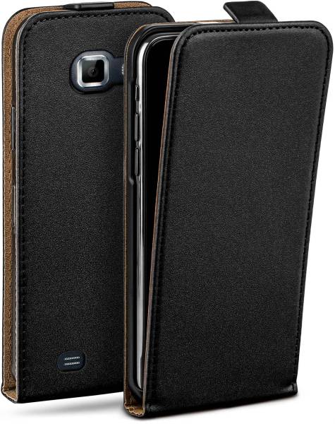 moex Flip Case für Samsung Galaxy Note – PU Lederhülle mit 360 Grad Schutz, klappbar
