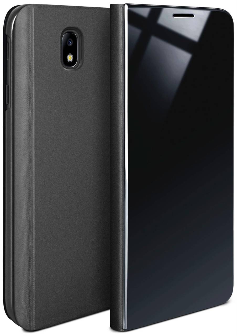 moex Void Case für Samsung Galaxy J5 (2017) – Klappbare 360 Grad Schutzhülle, Hochglanz Klavierlack Optik