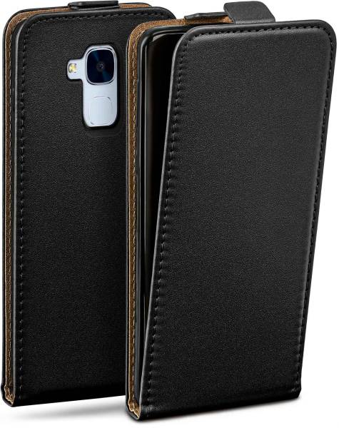 moex Flip Case für Huawei Honor 5C – PU Lederhülle mit 360 Grad Schutz, klappbar