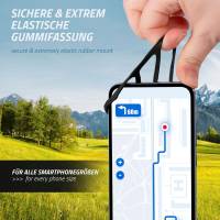moex Fahrrad-Handyhalterung Gummi – auch für E-Bike – Elastic Pro