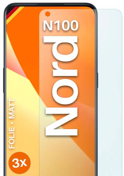 moex FlexProtect Matt für OnePlus Nord N100 – Anti Reflex Schutzfolie für besten Displayschutz, Matt