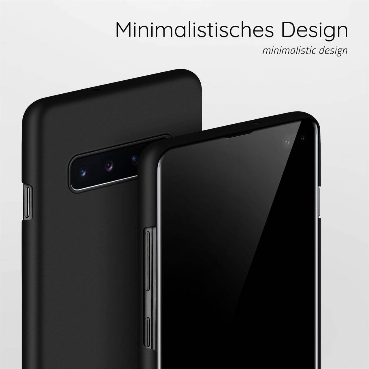 moex Alpha Case für Samsung Galaxy S10 Plus – Extrem dünne, minimalistische Hülle in seidenmatt