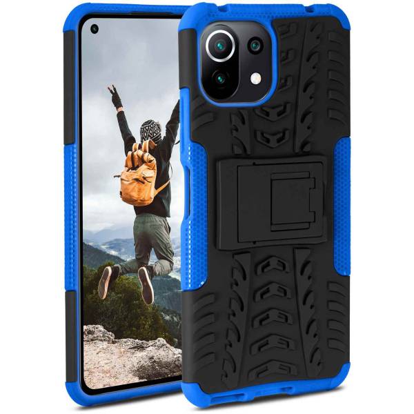 ONEFLOW Tank Case für Xiaomi Mi 11 Lite – Stoßfeste Panzer Hülle – Rugged Outdoor Handyhülle