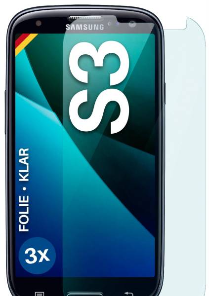 moex FlexProtect Klar für Samsung Galaxy S3 – Schutzfolie für unsichtbaren Displayschutz, Ultra klar