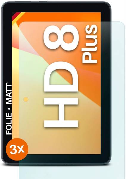 moex FlexProtect Matt für Amazon Fire HD 8 Plus – Anti Reflex Schutzfolie für besten Displayschutz, Matt