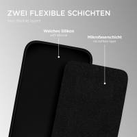 ONEFLOW Soft Case für Apple iPhone 12 mini – weiche Handyhülle aus Silikon mit Kameraschutz