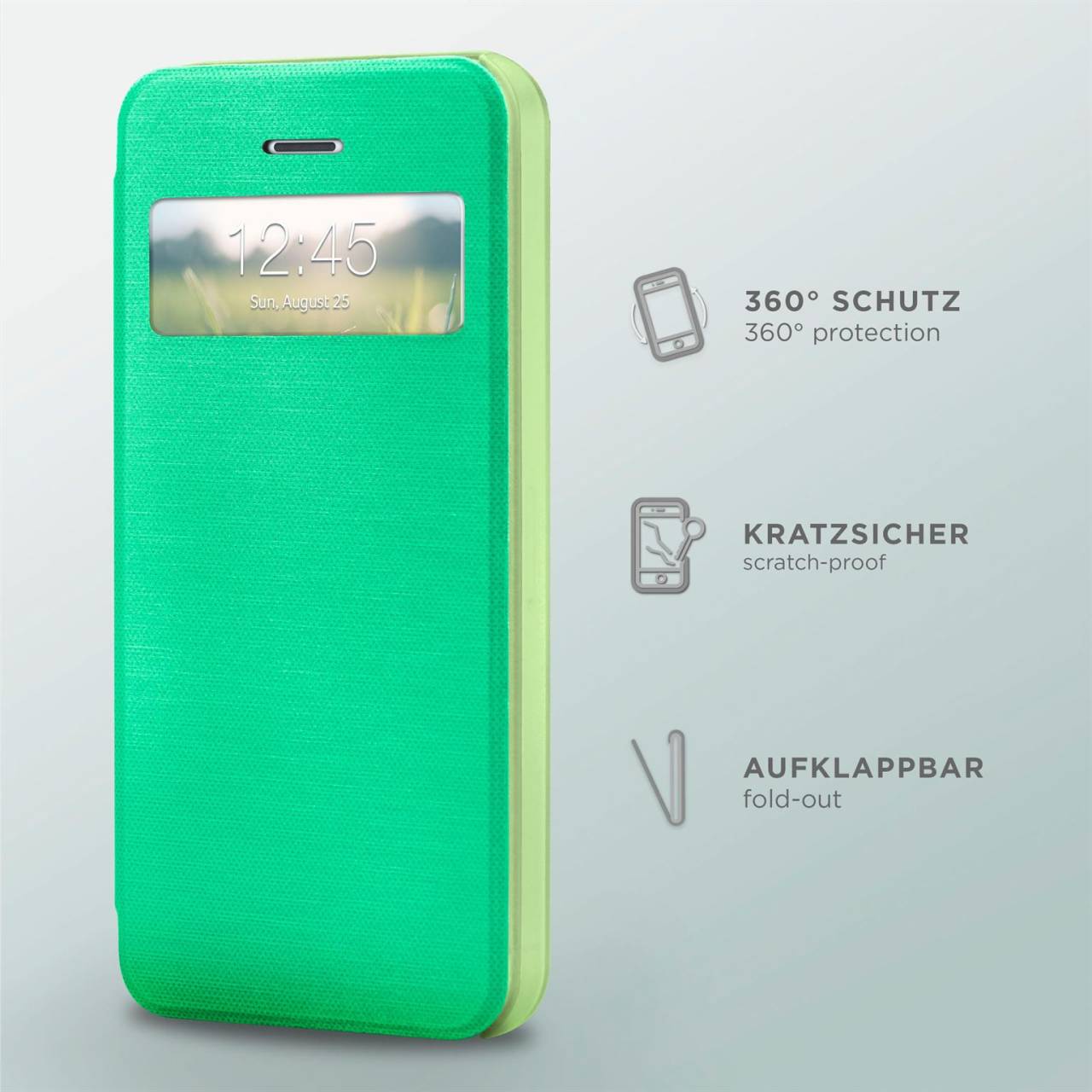 Focus Case für Apple iPhone SE 1. Generation (2016) – Klapphülle hulle24