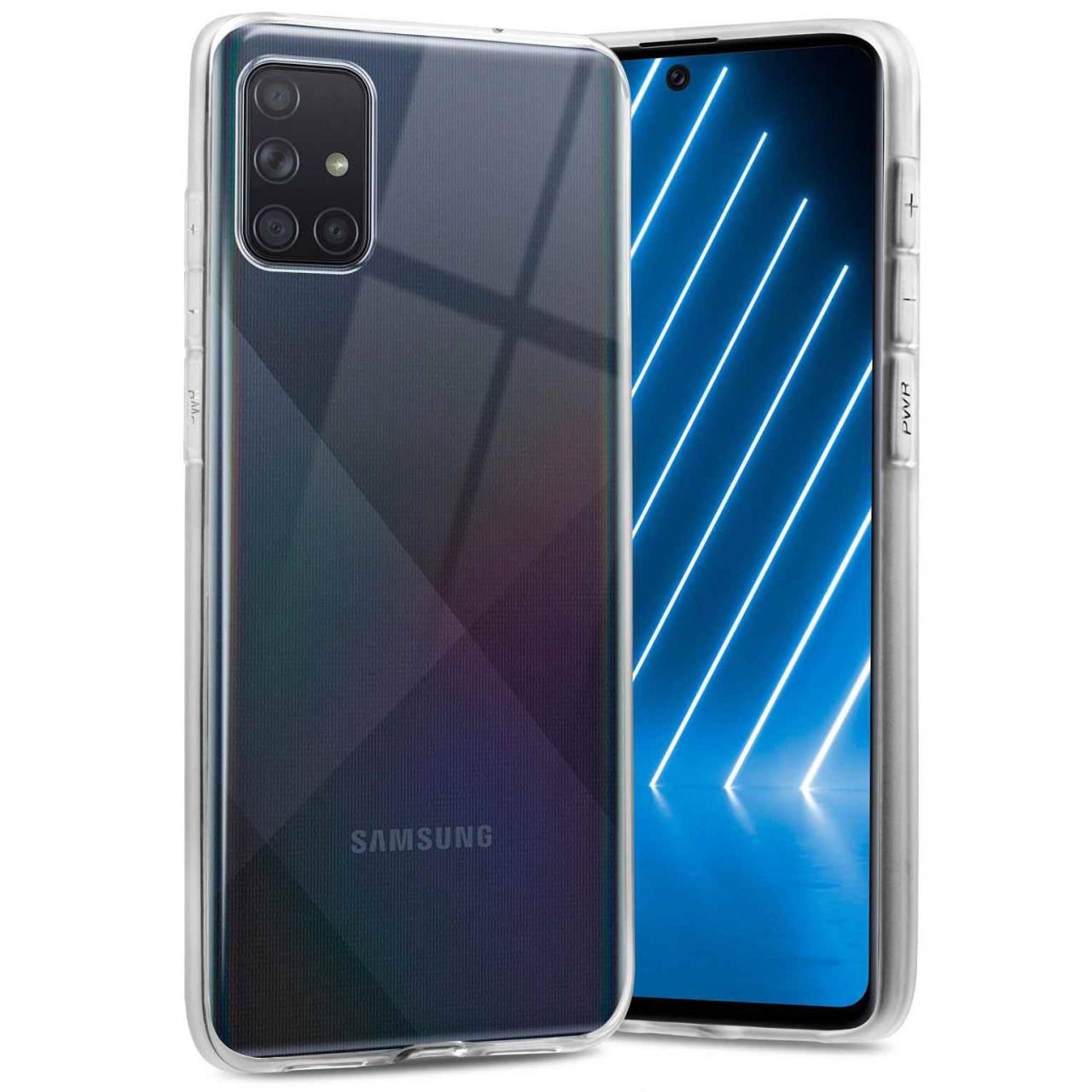 ONEFLOW Clear Case Samsung Galaxy A71 Silikonhülle transparent