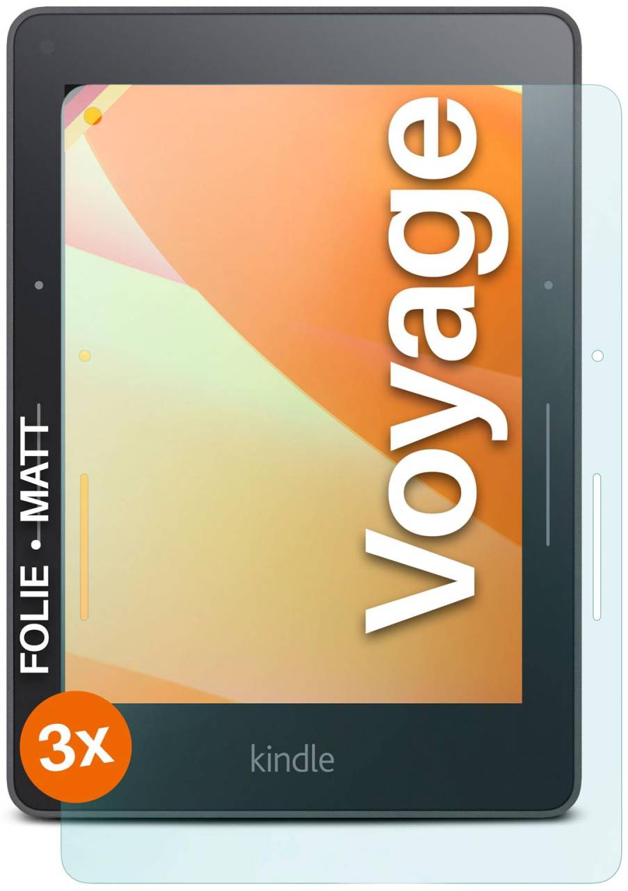 moex FlexProtect Matt für Amazon Kindle Voyage – Anti Reflex Schutzfolie für besten Displayschutz, Matt