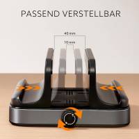 Aufbewahrungs-Halter – Laptop Halter Aluminiumlegierung, Rutschfester Tablet Halter, Smartphone Ständer