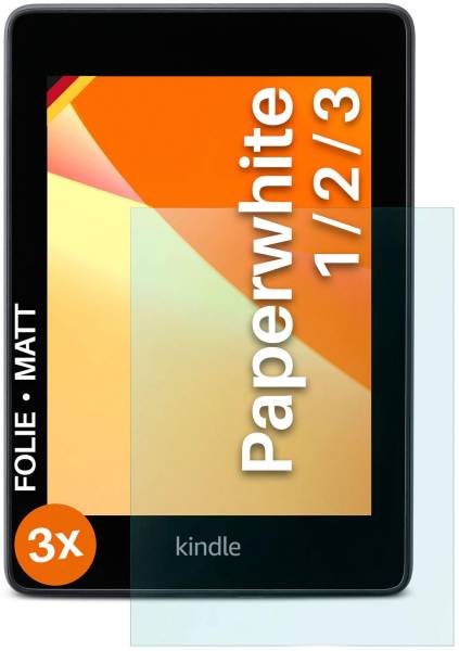 moex FlexProtect Matt für Amazon Kindle Paperwhite 1 – Anti Reflex Schutzfolie für besten Displayschutz, Matt